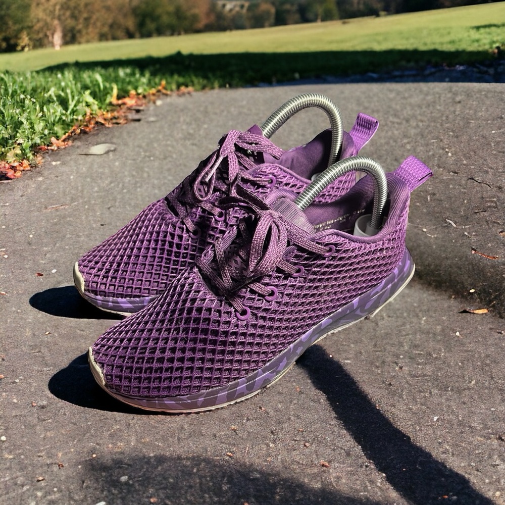 NOBULL Toomey Mesh Runners Purple Camo Womens 8.5 Mens‎ 7 Running Training Shoes